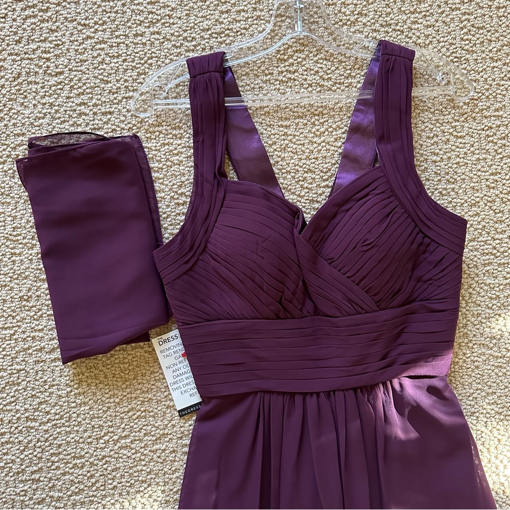 NWT Formal Dress w/matching Wrap - XS